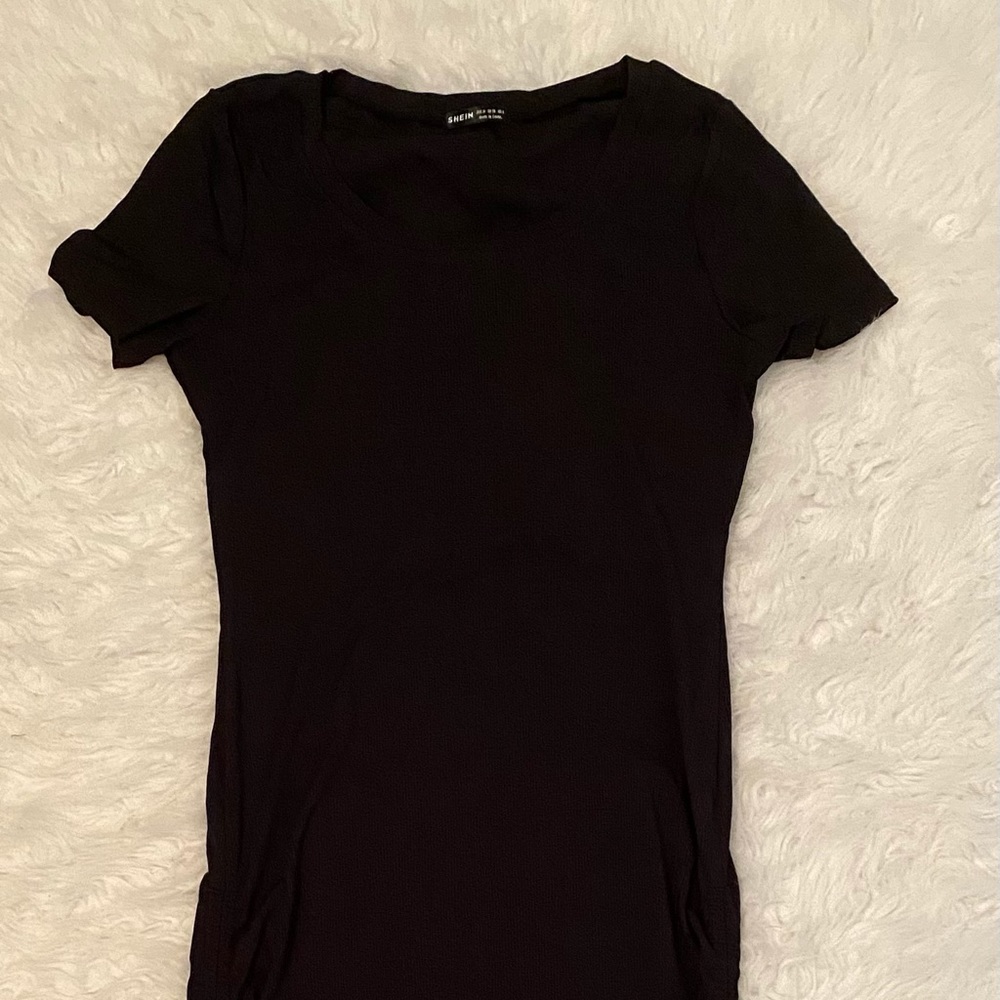 Summer time black dress